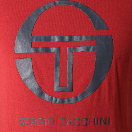 Sergio Tacchini - Tee Shirt Iberis 37740 Bordeaux Bleu Marine Foncé