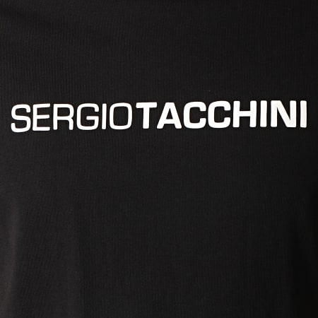 Sergio Tacchini - Tee Shirt Robin 017 37385 Noir Blanc