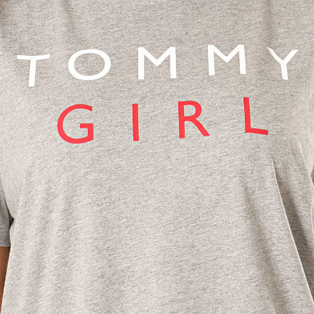 Tommy Hilfiger - Robe Tee Shirt Femme Night 1638 Gris Chiné