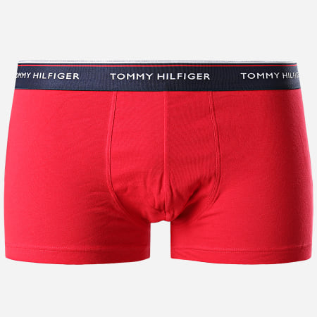 Tommy Hilfiger - Lot De 3 Boxers Premium Essentials 1U87903841 Rouge Bleu Clair Bleu Marine