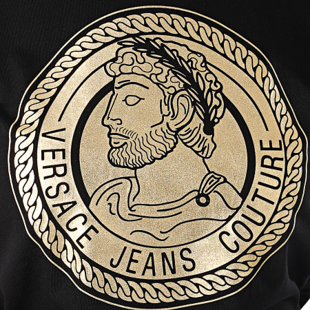 Versace Jeans Couture - Tee Shirt Femme B2HUA7AK-36276 Noir Doré