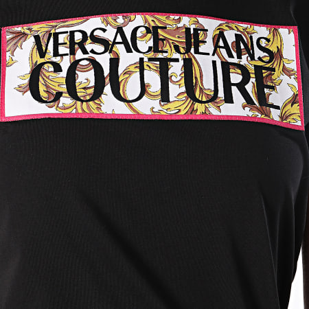 Versace Jeans Couture - Tee Shirt Femme Patch 5 B2HUA7QT-36255 Noir