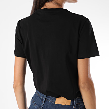 Versace Jeans Couture - Tee Shirt Femme Logo 2 B2HUA7FT-36255 Noir Blanc