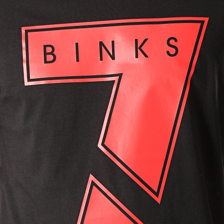 7 Binks - Tee Shirt Seven Noir Rouge