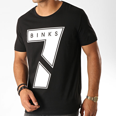 7 Binks - Tee Shirt Seven Noir Blanc