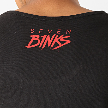 7 Binks - Débardeur Seven Noir Rouge