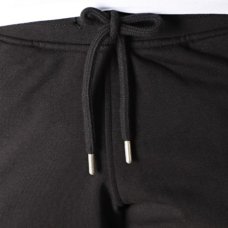 7 Binks - Pantaloncini da jogging con logo Nero Bianco