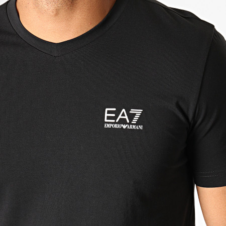 EA7 Emporio Armani - Tee Shirt Col V 8NPT53-PJM5Z Noir
