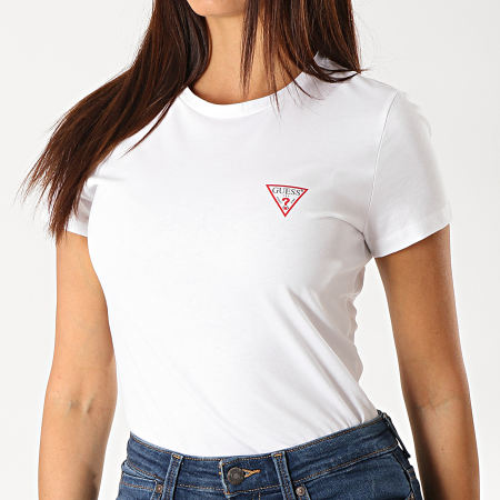 Guess - Tee Shirt Femme W94I92-K8HA0 Blanc
