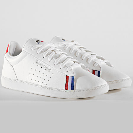 Le Coq Sportif - Baskets Courtstar Sport 1920097 Optical White Pure Red