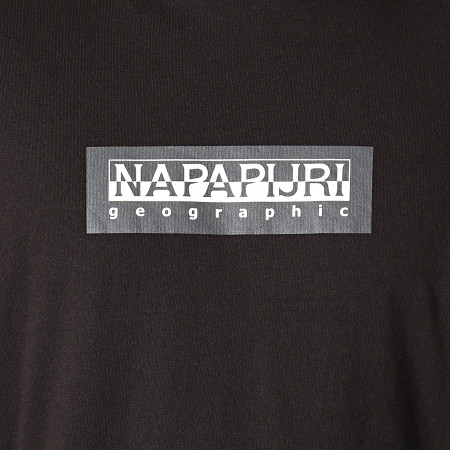 Napapijri - Tee Shirt Manches Longues Sox KBR0411 Noir