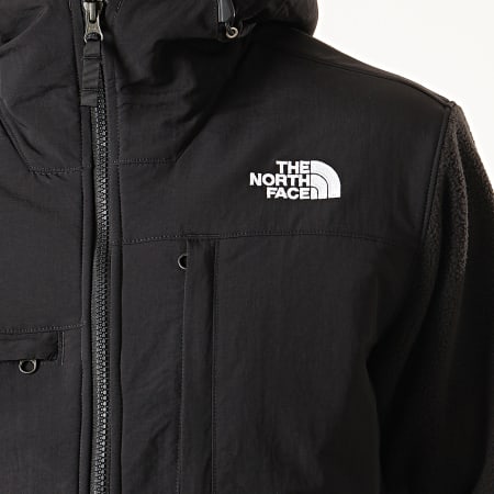 The North Face - Veste Zippée Capuche Polaire Denali 2 3XAV Noir