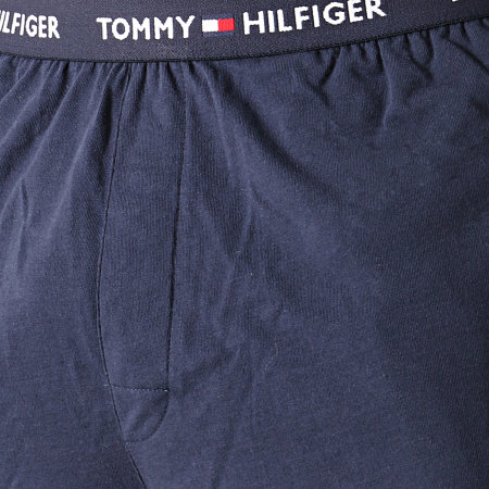 Tommy Hilfiger - Short Jogging A Bandes Jersey Panel Short 1593 Bleu Marine Rouge
