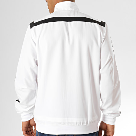 Adidas Sportswear - Veste Zippée A Bandes Juventus Presentation DX9114 Blanc Noir Corail Fluo
