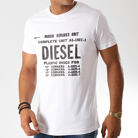 Diesel - Tee Shirt Diego B6 00SXE6-0091A Blanc