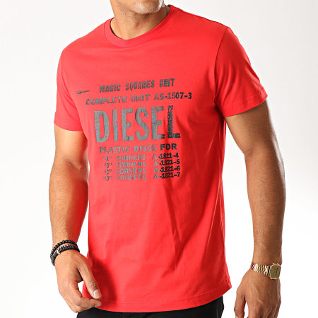 Diesel - Tee Shirt Diego B6 00SXE6-0091A Rouge