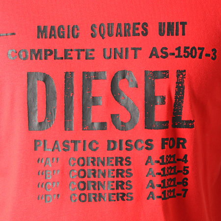 Diesel - Tee Shirt Diego B6 00SXE6-0091A Rouge