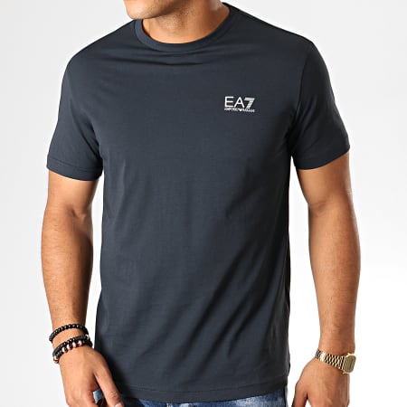 EA7 Emporio Armani - Camiseta 8NPT51-PJM9Z Azul Marino Plata