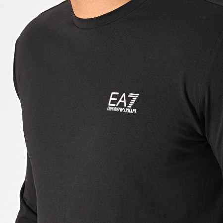 EA7 Emporio Armani - Tee Shirt Manches Longues 8NPT55-PJM5Z Noir