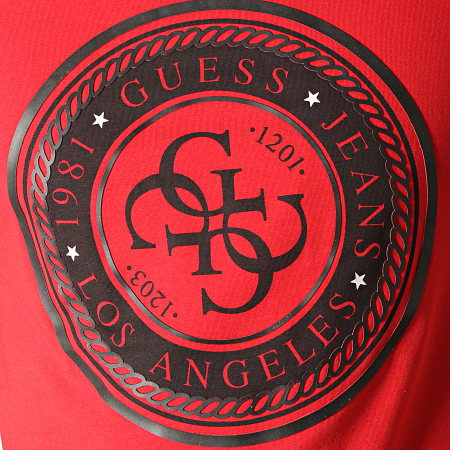 Guess - Tee Shirt M94I54-J1300 Rouge