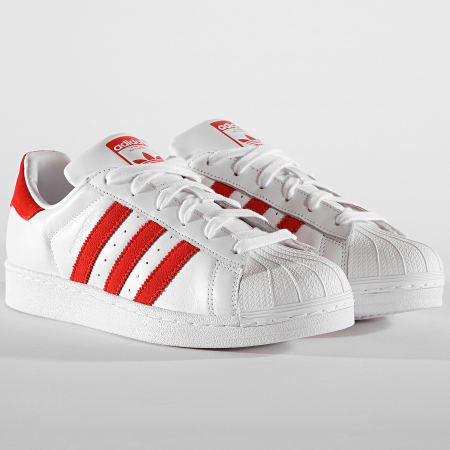 Adidas Originals - Baskets Superstar EF9237 Footwear White Active Red
