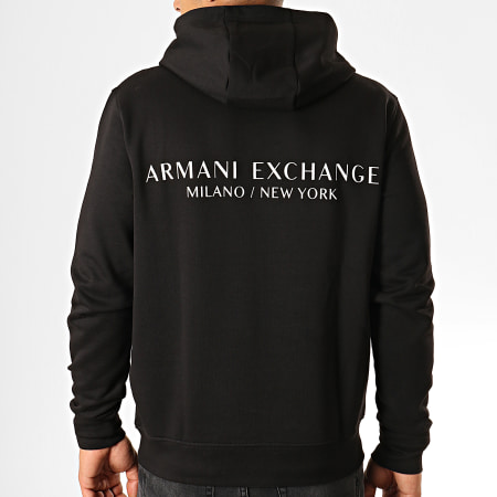 Armani Exchange - Sweat Capuche 8NZM94-ZJZ1Z Noir