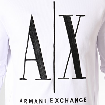 Armani Exchange - Sweat Crewneck 8NZMPA-ZJ1ZZ Blanc