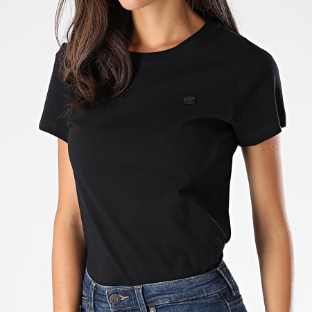 Calvin Klein - Tee Shirt Slim Femme 1818 Noir