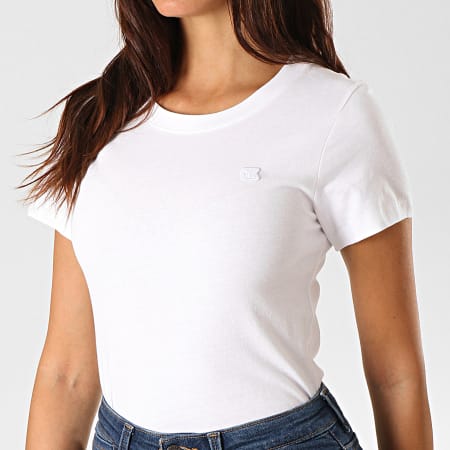 Calvin Klein - Tee Shirt Femme Classic Slim 1818 Blanc