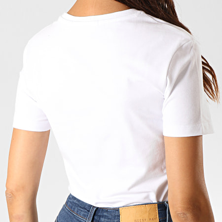 Calvin Klein - Tee Shirt Slim Femme 2258 Blanc