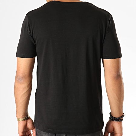 Celio - Tee Shirt Col V Poche Pebasic Noir