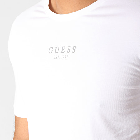 Guess - Lot De 2 Tee Shirts Slim U94G00-JR00A Blanc Noir