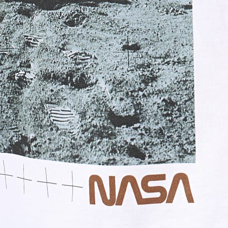 NASA - Tee Shirt For Mankind Blanc