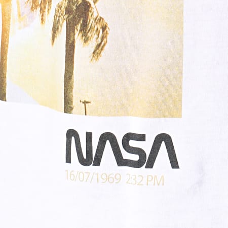 NASA - Maglietta Saturn V Bianco