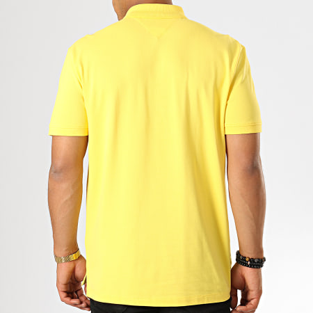 Tommy Jeans - Polo Manches Courtes Classics Solid Stretch 7196 Jaune