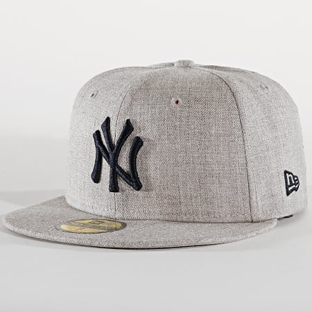New Era - Casquette Fitted 59Fifty 12040472 New York Yankees Gris Chiné