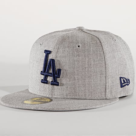New Era - Casquette Fitted 59Fifty 12040473 Los Angeles Dodgers Gris Chiné