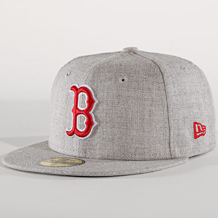 New Era - Casquette Fitted 59Fifty 12040474 Boston Red Sox Gris Chiné