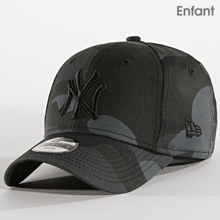 New Era - Casquette Enfant 9Forty Camo Essential 12061710 New York Yankees Camouflage Gris
