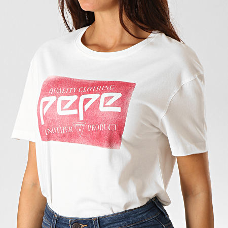 Pepe Jeans - Tee Shirt Femme Morgane Blanc