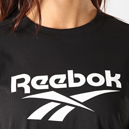 Reebok - Tee Shirt Crop Femme Classics Vector FK3378 Noir