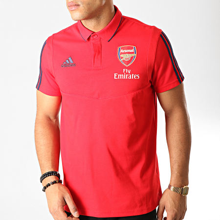 Adidas Sportswear - Polo Manches Courtes A Bandes Arsenal FC EH5713 Rouge