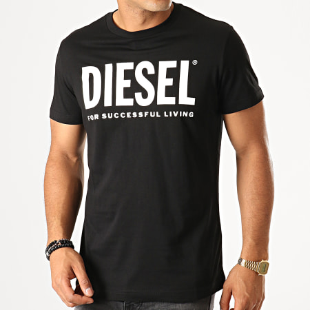 Diesel - Tee Shirt Diego Logo 00SXED-0AAXJ Noir