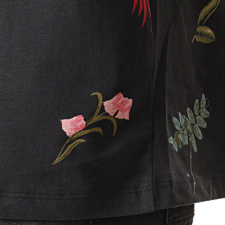 Jack And Jones - Tee Shirt Oversize Trophy Noir Floral