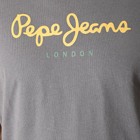 Pepe Jeans - Tee Shirt Eggo Gris Anthracite