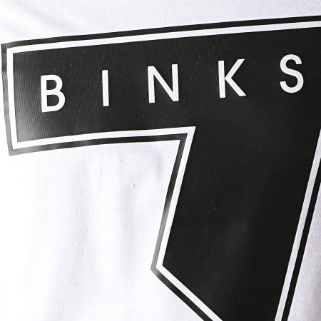 7 Binks - Tee Shirt Seven Blanc Noir