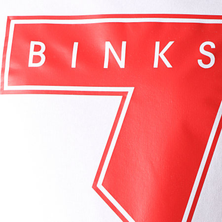 7 Binks - Sweat Capuche Seven Blanc Rouge