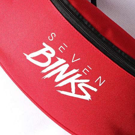 7 Binks - Marsupio Logo Rosso Bianco