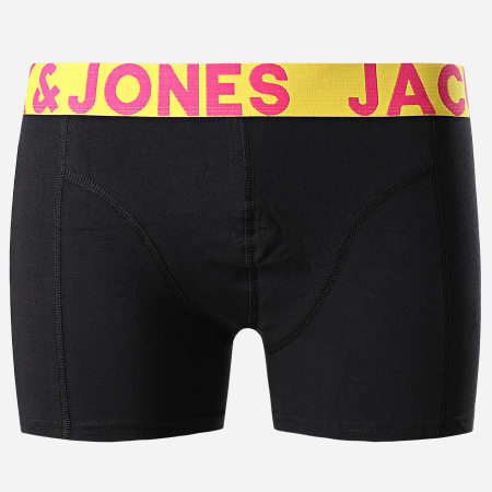 Jack And Jones - Juego De 3 Boxers Crazy Solid Negro Azul Carbón Azul Marino