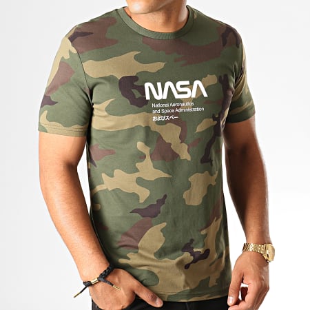NASA - Tee Shirt Mini Admin Camouflage Vert Kaki